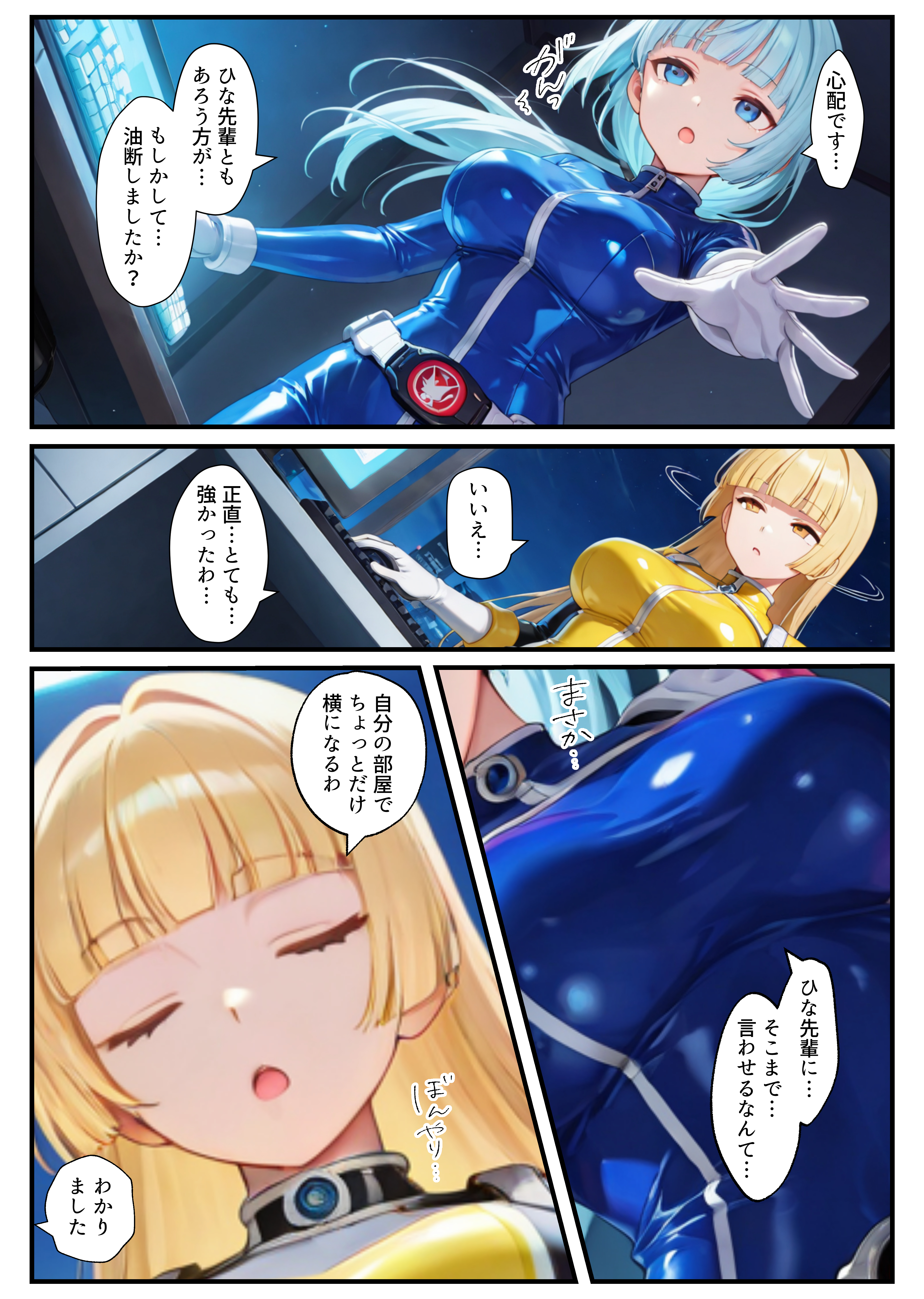 戦隊イエロー吸血鬼堕ち〜悪堕ちした変身ヒロインは牙と翼を身につける〜 無料立ち読み14
