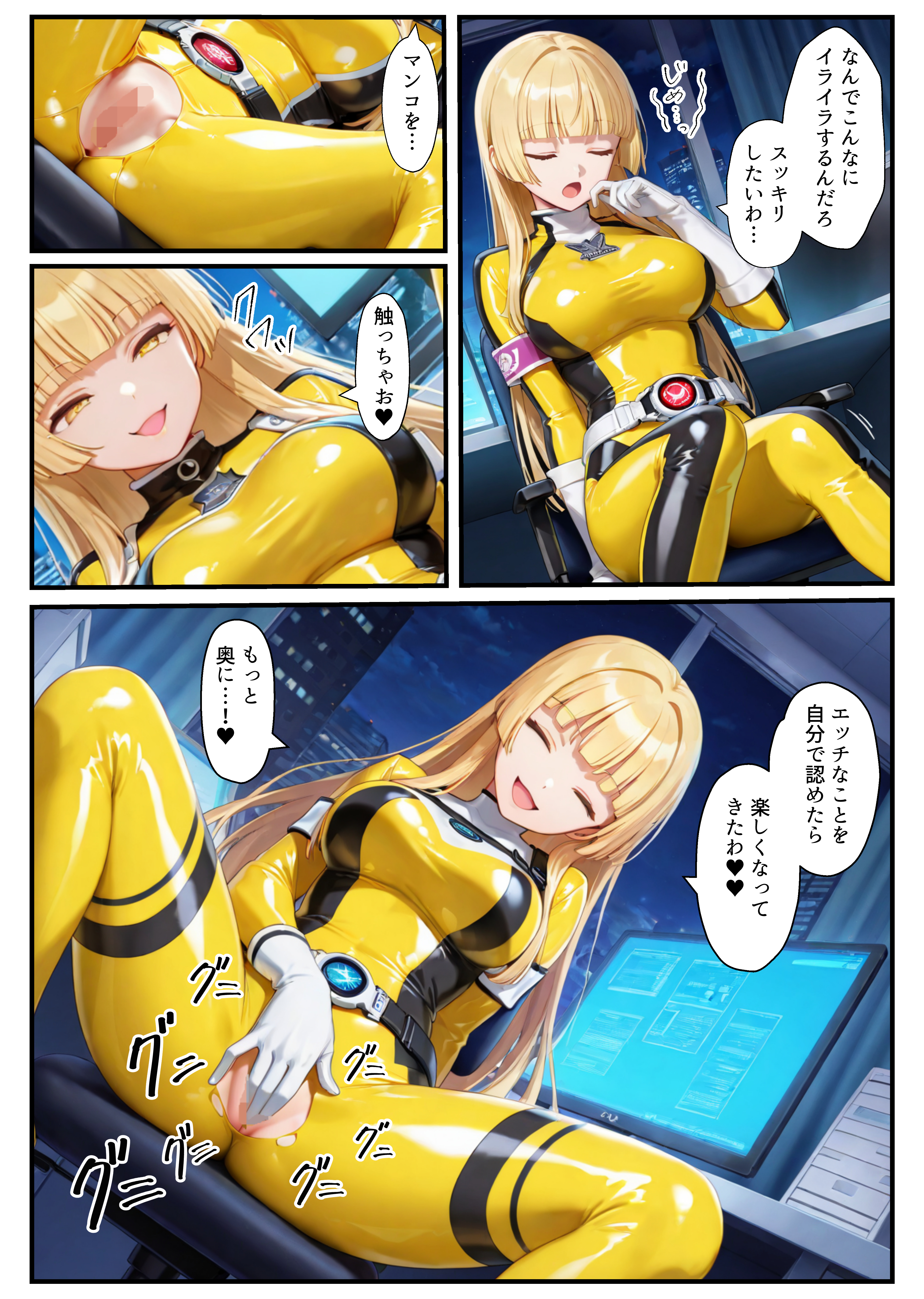 戦隊イエロー吸血鬼堕ち〜悪堕ちした変身ヒロインは牙と翼を身につける〜 無料立ち読み29