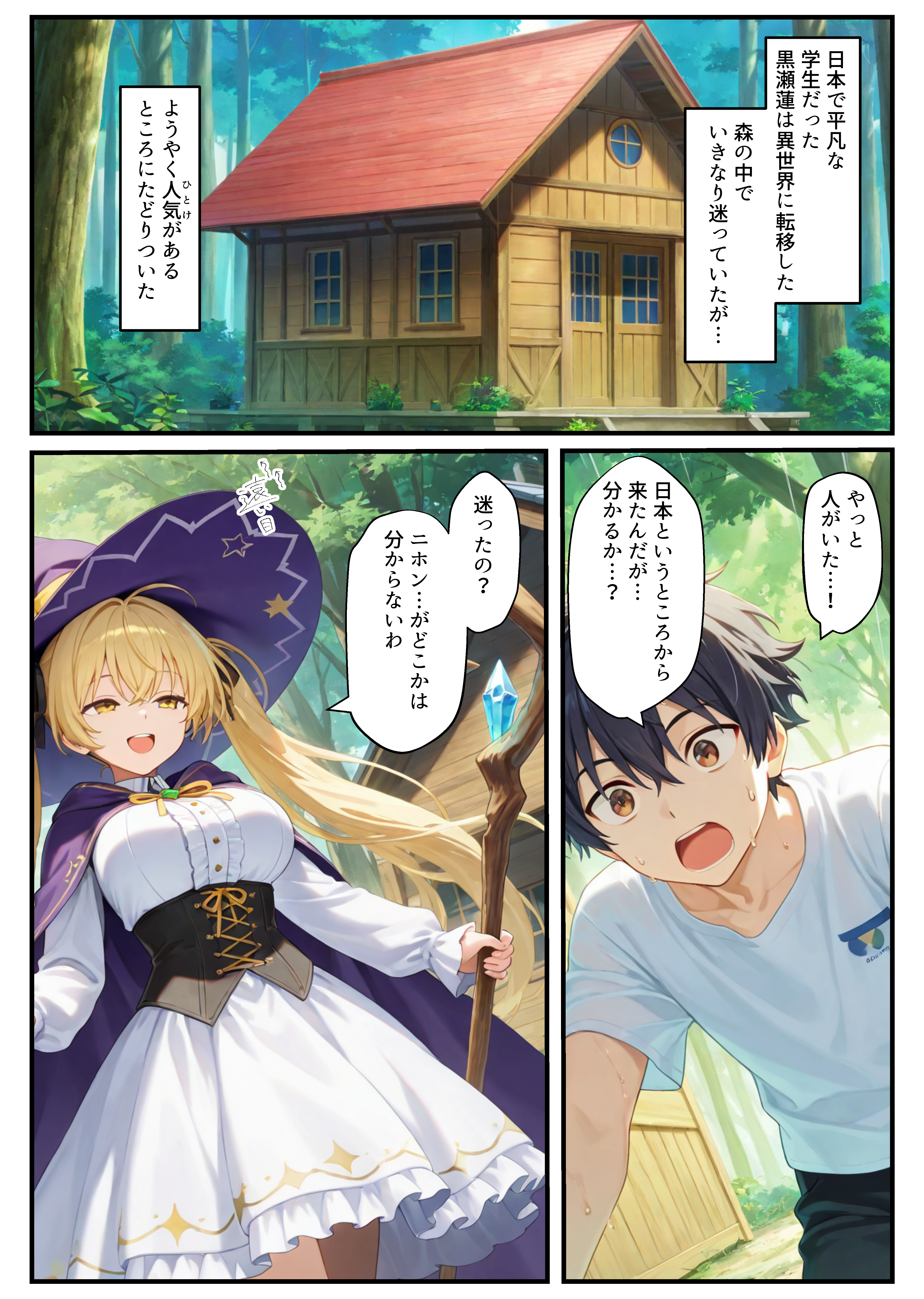 異世界転生で手に入れたスキル【悪堕ち化】で魔法使いと聖女を洗脳調教！わからせられた女たちでハーレムを築く 無料立ち読み1